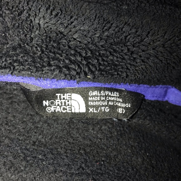 Black Fluffy The North Face Jacket - Picture 3 of 6